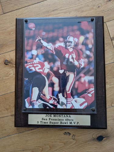 Joe montana 49ers plaque - montana,