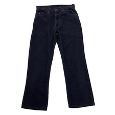 Vintage Levi's 517 Corduroy Jeans Navy Mens 27W 25L Bootcut Fit 70s Made in USA