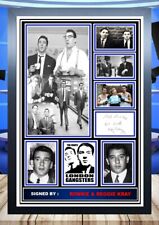 258 the krays ronnie & reggie kray signed unframed/framed photograph reprint