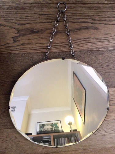 Vintage frameless 1930s - 1930s, mirror