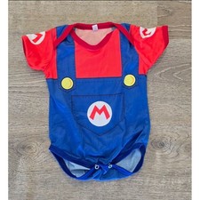 Mario Bros Costume Bodysuit