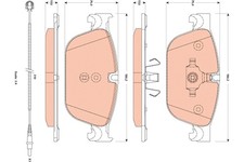 FRONT BRAKE PAD SET DISC BRAKE