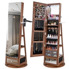 360° Swivel Jewelry Cabinet