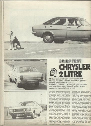 Chrysler litre original 1973 - chrysler, 2