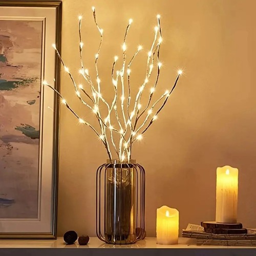 Led birch branch lights - birch,