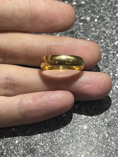 18ct gold done - 18ct, band