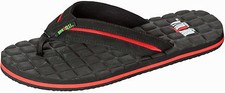 Men's Leisure Flip-flops w/ Patterned Sole & Colored Accents
