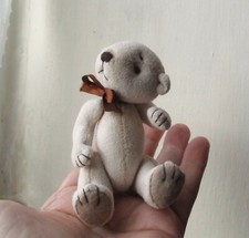 Finley bear soft toy sewing