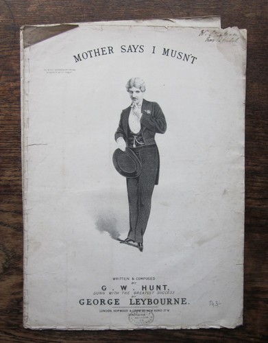 1872 victorian music sheet - 1872,
