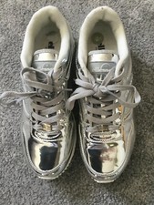 ELLESSE SILVER METALIC LEATHER