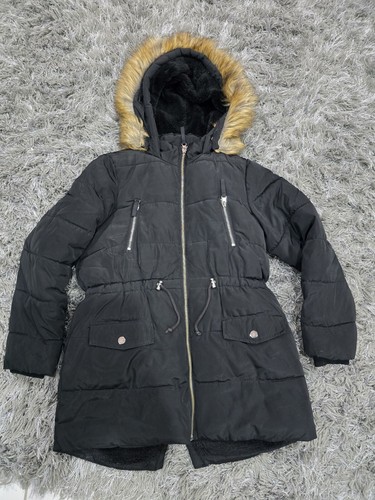 Girls warm hooded coat - warm,