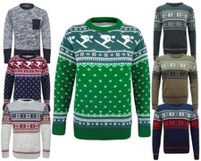 Men Knitted Fairisle Ski