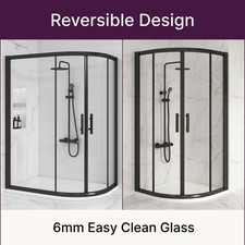 Black quadrant offset - /, shower