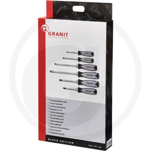 Granit sccrewdriver set - sccrewdriver, 6