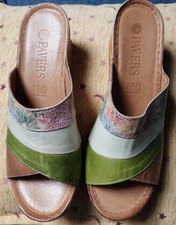 Pavers ladies wedge heel