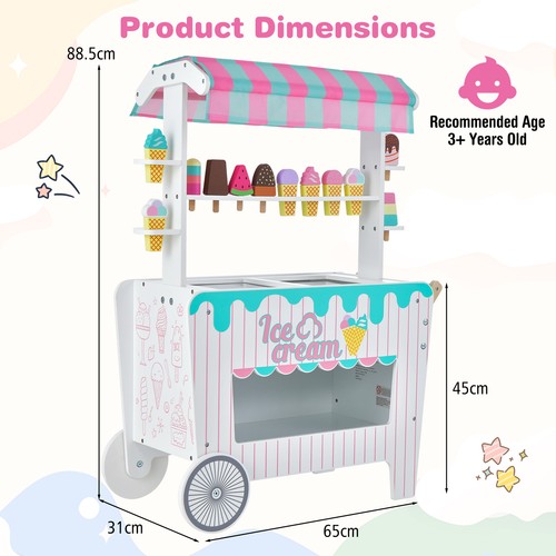 Kids play ice cream food - cream, &