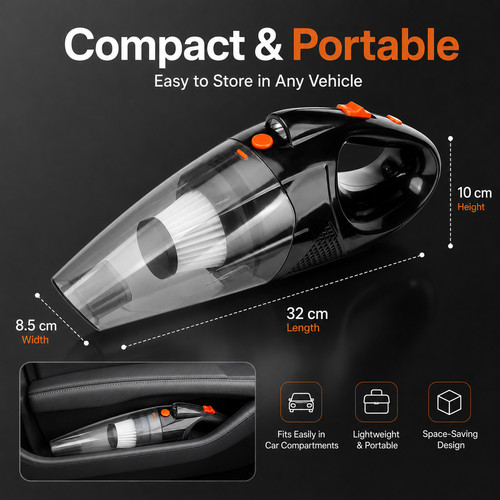 Handheld car vacuum - car,