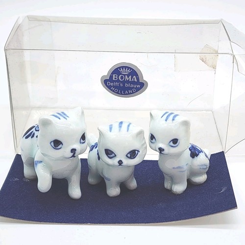 Vtg mini delft blauw boma - blauw,