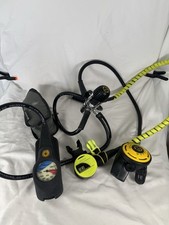 Spiro Aqua Lung Oceanic Slim Line Scuba Regulator With Attachments
