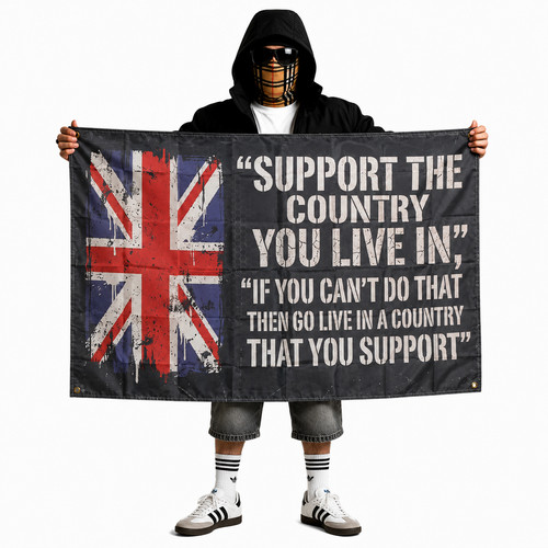 British statement 5x3ft flag - 5x3ft,