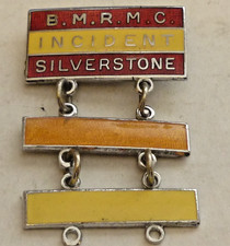 VINTAGE BRITISH MOTOR RACING MARSHAL CLUB INCIDENT SILVERSTONE BADGE
