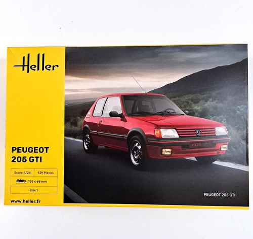 Heller peugeot 205 gti 24 - 205, 1:24