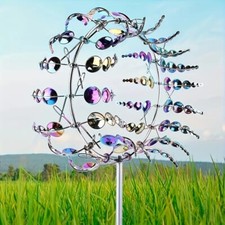 Kinetic Metal Windmill 3D Wind