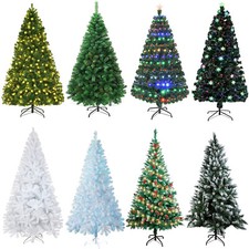 Christmas tree with lights - tree,