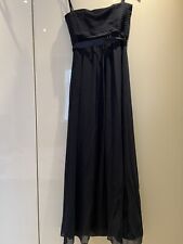 Debut  Navy Blue Maxi Dress Ballgown Bridesmaid Prom Party Size 10