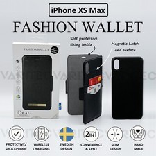 Designer Wallet Folio Phone Case Flip Cover for Apple iPhone XS Max Card Storage