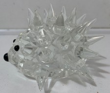 Crystal Hedgehog Figurine Decorative Collectible Ornament