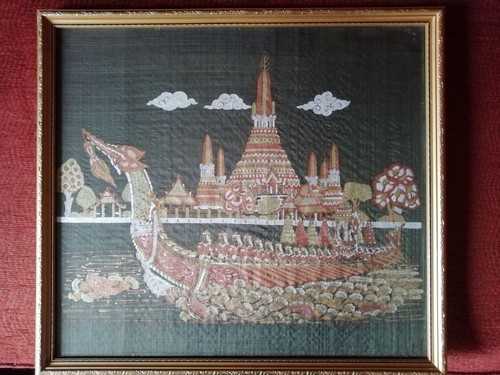 Vintage thai silk - thai,