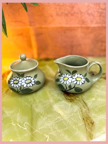 Sage green hand painted - green, hand-painted