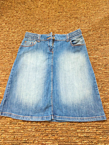 Next women blue denim cotton - next, women's