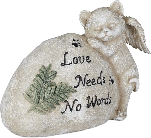 Relaxdays angel cat - , statue