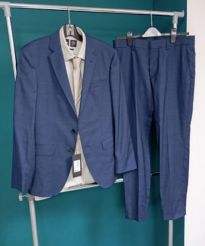 Boss men blue suit hugo - boss, suit.
