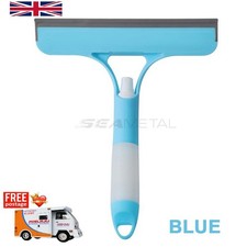 3 in 1 Window Squeegee Blade Shower Screen Glass Wiper Cleaner with Handle