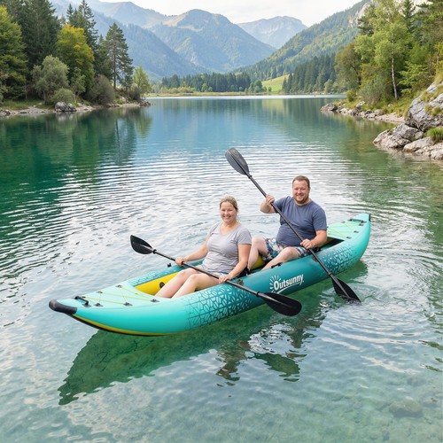 Inflatable kayak set - inflatable,