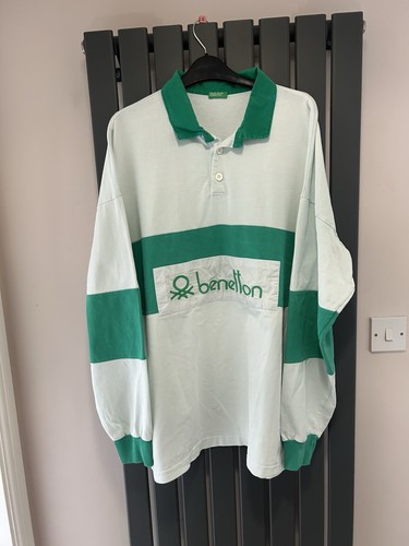 Men benetton rugby shirt xxl - benetton,