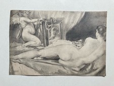 Antique Pencil Sketch Nude