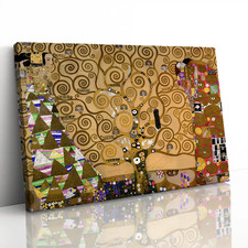 Gustav Klimt, The Tree of Life Painting Canvas Framed Print Picture Wall Art