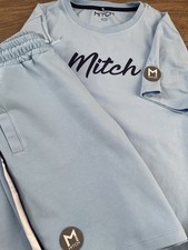 Boys Pale Blue MITCH Short Set