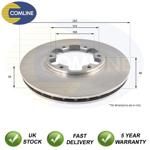 Brake disc front comline - front, fits