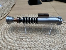 Star Wars Roman Props Luke Skywalker ROTJ Lightsaber Light up Sounds Stand blade