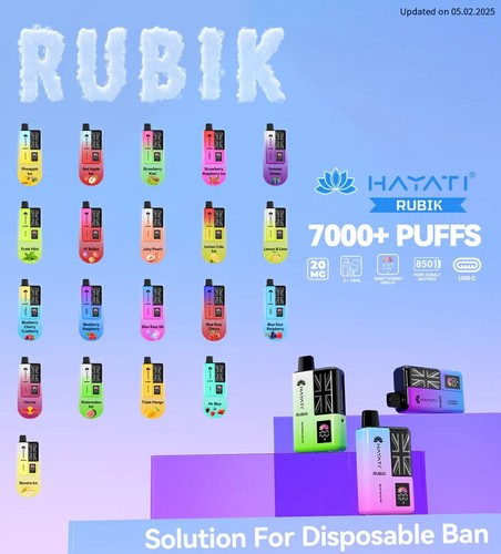 Hayati rubik 7000 - rubik, vape