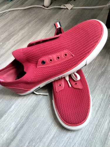 Tommy hilfiger red sneaker - hilfiger,