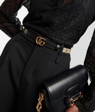 Gucci leather and printed