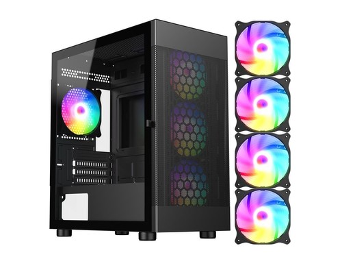 Diypc argb black usb3 0 - black, usb3.0