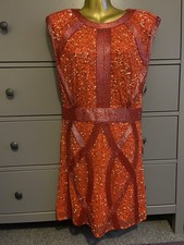 Karen Millen Orange Sequin