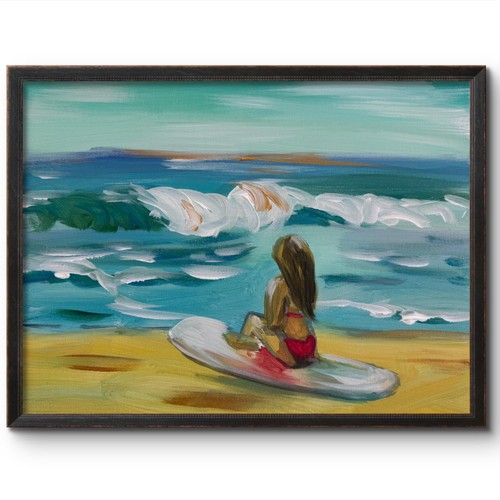 Surfer girl surf - surfer, 8x10